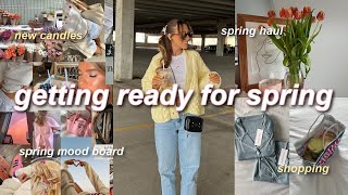 GETTING READY FOR SPRING VLOG: clothing haul, new candles, fresh flowers, mood board, & more! 2023