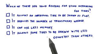 Reasons for Instancing - Interactive 3D Graphics