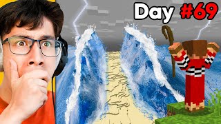 I Survived 100 DAYS as MOSES in Hardcore Minecraft
