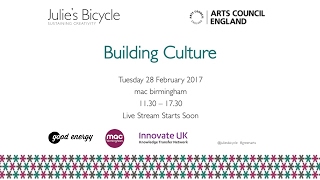 Building Culture - Opening sessions