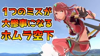 1つミスをするだけでホムラの空下が一瞬でストックを奪ってしまう件【スマブラSP】