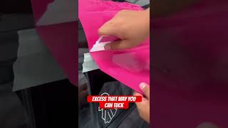 Proper way of cutting #wrap #diy #asmr  #shorts