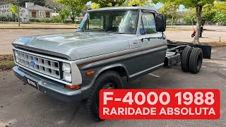 FORD F-4000 1988 MWM 98 MIL KM RARIDADE