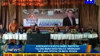 Adbokasiya ni Kuya Daniel Razon na ‘Tulong Muna Bago Balita’, hinangaan ng ilang opisyal sa Bicol