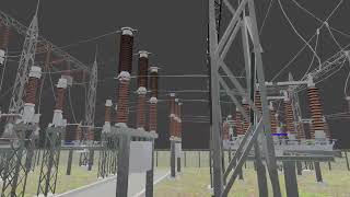 Electrical Substation, 3D Virtual reality, Operation processes