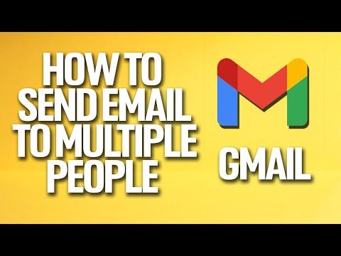 How To Send Email To Multiple People On Gmail Tutorial