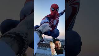 Spider Man meets spider 😳🕷️👽 #marvel #spiderman #cosplay #spider