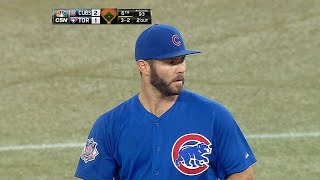 CHC@TOR: Arrieta fans five over 6 1/3 innings of work