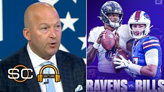 ESPN SC | Lamar Jackson vs Josh Allen: A battle of the MVP - Tim Hasselbeck previews Bills vs Ravens