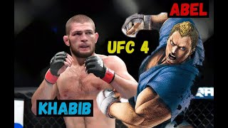 Khabib Nurmagomedov vs. Fighter Abel | EA sports UFC 4 (Street Fighter)