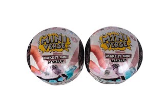 Miniverse Make It Mini Makeup Series 1 Blind Box REAL MAKEUP DIY Resin Craft Unboxing Review