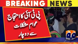 PTI's Long March protest is causing problems for the people | Imran Khan Call | Geo News
