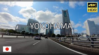 JAPAN-DRIVING-4K YOKOHAMA DOWNTOWN