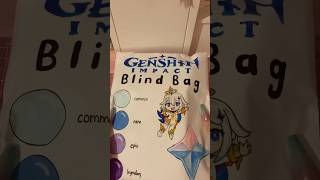 genshin impact blind bag! 💙 #diy #craft #papercraft #genshinimpact #asmr #blindbag #sanrio #kpop