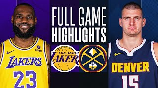 LAKERS at NUGGETS | FULL GAME HIGHLIGHTS | October 24, 2023