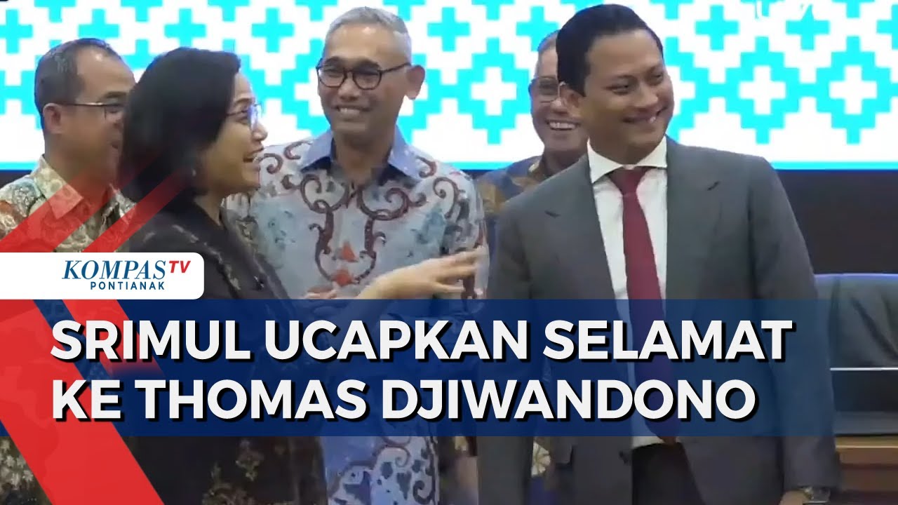 Thomas Djiwandono Jadi Wakil Menkeu, Sri Mulyani Ucapkan Selamat - YouTube