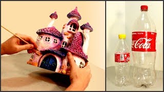 ❣DIY Whimsy Fairy House Lamp Using Coke Plastic Bottles❣