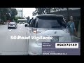 12nov2022 braddell road #SKC7314C toyota estima stopped in middle of road to confront camcar