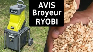 Broyeur de Branches Électrique Ryobi RSH3045U : il Avale TOUT !!!