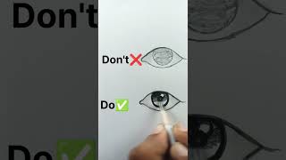 How to draw perfect eye's 👀❤️‍🔥.  #art #drawing #artist #eyes #shorts