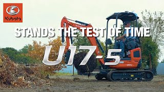 Kubota U17 -  Compact Excavator | Precision, Comfort, and Versatility