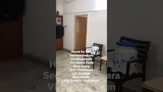 House for Sale/Seethammadhara/164sq.yds/G+2+Penthouse