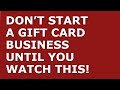 How to Start a Gift Card Business | Free Gift Card Business Plan Template Included