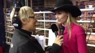 Lindsay Sears 14.525 seconds #CFR12 Go Round 1 Barrel Racing Winner