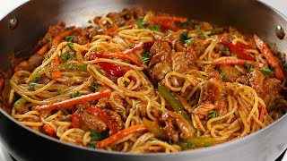 How to Make STIR FRY PASTA