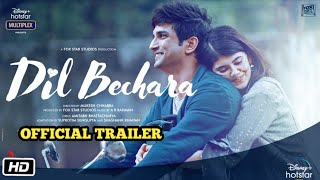 Dil Bechara Official Trailer | Sushant Singh Rajput | Sanjana Sanghi | Saif Ali Khan | Mukesh C