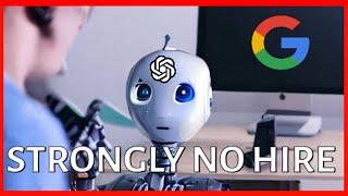 Google Coding Interview with an AI (chat GPT)