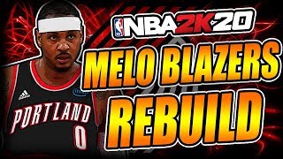 MELO IS BACK!! Carmelo Anthony Signs With Portland! - NBA 2k20 Realistic Rebuild