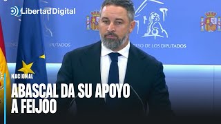 Abascal da su apoyo a Feijóo contra la \