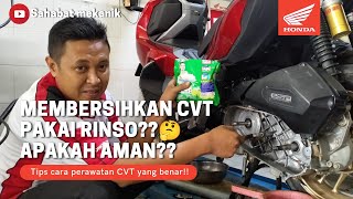 Membersihkan CVT Pakai RINSO apakah aman dari KARAT⁉️ || Tips cara perawatan CVT yang benar dan aman