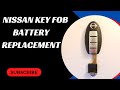 Nissan/ Infiniti Key Fob Battery Replacement (Altima, Maxima, Murano, Pathfinder, Quest, & More)