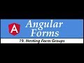 Angular Forms Tutorial - 19 - Nesting Form Groups