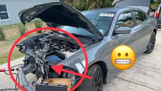 Rebuilding A Wreck 2017 Dodge Charger 5.7 v8 daytone (part 1)