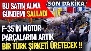 FLAŞ ANLAŞMA! F-35 PARÇALARI ARTIK TÜRK ŞİRKETİNDEN..!!- SAVUNMA SANAYİ