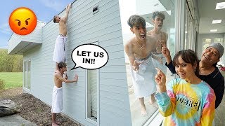 OUR PARENTS LOCKED US OUT! *PRANK*
