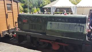 Alf takes the vintage coaches away - Talyllyn Railway Anything Goes Gala, Saturday