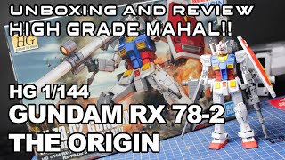 HG 1/144 GUNDAM RX 78-2 THE ORIGIN UNBOXING AND REVIEW, DETAILNYA KEREN GILA!