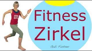 🔘 40 min. Fitness - Figur - Zirkel | Fatburner Workout ohne Geräte