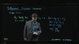 Differential Equations: Basics - 05. Verifying an implicit solution