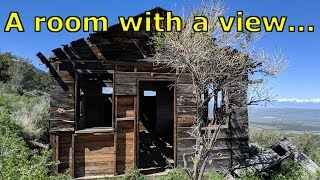 A room with a view... Exploring Spruce Mountain mining camp