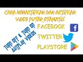 CARA NONAKTIFKAN & AKTIFKAN VIDEO PUTAR OTOMATIS DI FACEBOOK TWITTER DAN PLAYSTORE  AUTOPLAY VIDEOS