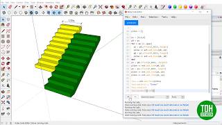 Ruby for SketchUp | Make Stair by Ruby Script
