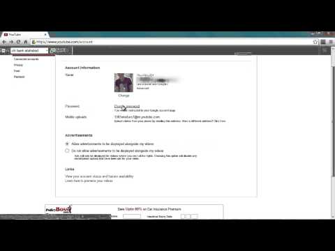 How to Change your YouTube Password- Learn How to reset youtube password 2014 How to Change your YouTube Password- Learn How to reset youtube password 2014