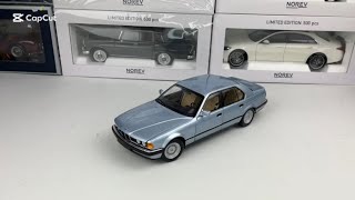 BMW 730i (E32) (1986) 1:18 by Minichamps – Timeless Executive Elegance!