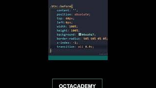 CSS3 Button Animation Tutorial CSS Animation Effects #Shorts