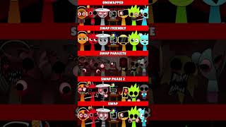 Incredibox Sprunki Unswapped VS Friendly VS Parasite VS Phase 2 VS Swap *MIX HORROR VERSION*